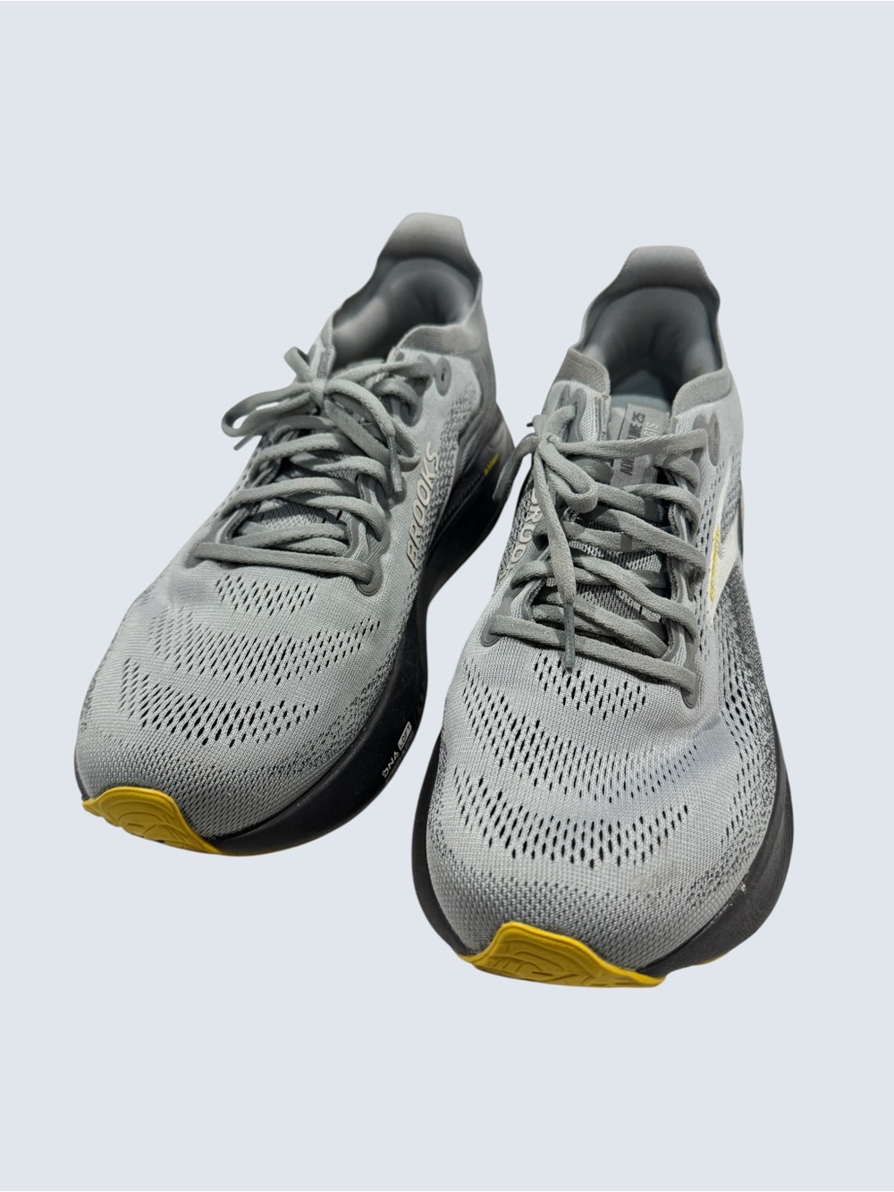 Brooks Adrenaline GTS 25 Nitrogen Injected Gray Running Shoes Mens 10 Medium - Picture 3 of 12